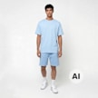 Urban Classics New Shorts blau 96552 4