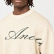 Another Cotton Lab SIGNATURE KNIT SWEATER black beige 96717 3
