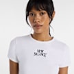 New Balance Linear Heritage Ringer T-Shirt blanco 96908 3
