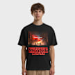 Mister Tee Stranger Things Upside Down Loose Tee Schwarz 97385 1