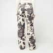 Decibel Cow Print Baggy Pants multicolor 97451 2