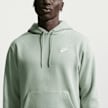 Nike   Club Basketball Pullover Hoodie zielony 97591 3