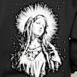 Mister Tee Mary Cross Fluffy Zip Hoody zwart 97792 3