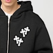 Mister Tee Mary Cross Fluffy Zip Hoody noir 97792 4