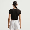 Nike   Sportswear Chill Knit Cropped T-Shirt schwarz 97963 2