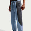 Nike   Tech Color-Block Open-Hem Fleece Pants bleu 98184 3