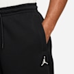 Jordan Brooklyn Fleece Oversized Open-Hem Pants crna 98139 3