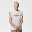 Jordan Brooklyn Graphic Sleeveless Muscle Top beige 98142 1