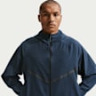 Nike   Tech Shori Knit Full-Zip Windrunner Jacket azul 98211 3