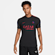 Nike   PSG Strike Soccer Dri-FIT Short-Sleeve Top preto 98312 1