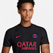 Nike   PSG Strike Soccer Dri-FIT Short-Sleeve Top preto 98312 3