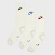 Nike   3 PACK - Everyday Elevated Crew Socks bege 98353 1