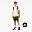 Jordan Mesh Diamond Short blau 98498 4