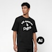 New Era MLB CF Graphics Regular Tee Los Angeles Dodgers nero 98767 1