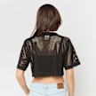 Karl Kani Mesh Cropped Baseball Shirt preto 98810 2