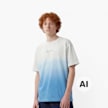 Karl Kani Signature Gradient T-Shirt biały 98776 1