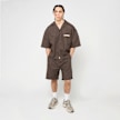 Another Cotton Lab Another Linen Short Sleeve Shirt marrón 98865 6