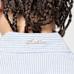 Another Cotton Lab The Short Sleeve Shirt bleu 98868 5