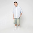 Another Cotton Lab The Short Sleeve Shirt bleu 98868 6