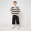 Another Cotton Lab Stripe Polo Tee preto 98870 5