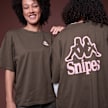 KAPPA x SNIPES KAPPA x SNIPES Oversized Tee smeđa 98885 2