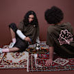 KAPPA x SNIPES KAPPA x SNIPES Oversized Tee smeđa 98885 4