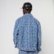 Karl Kani Jeans Distressed Zip Denim Jacket blauw 98924 2