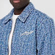 Karl Kani Jeans Distressed Zip Denim Jacket blauw 98924 3