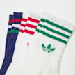 adidas Originals 3 PACK - 3S CREW S  white/lucid red/lucid blue wielokolorowy 99041 2