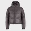 Urban Classics Boys Shiny Puffer Jacket With Hood braun 99150 1