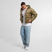 Urban Classics Shiny Puffer Jacket With Hood grün 99295 5