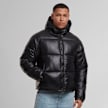 SNIPES Shiny Puffer Jacket With Hood nero 99297 1