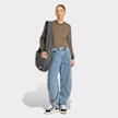 adidas Originals High Rise Barrel Leg Denim Pant niebieski 99394 5