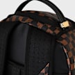 SPRAYGROUND Drip Check Shark Backpack Brown & Cream braun 99416 7