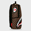 SPRAYGROUND Sharks In Paris Wtf Bubble Brown Check Backpack castanho 99425 3