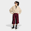 adidas Originals Superstar Double Layered Cropped Track Top beż 99619 5