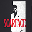 Mister Tee Scarface Poster Fluffy Hoodie nero 99670 3