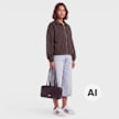 adidas Originals Full Zip Sweatshirt Long Sleeve marrón 99792 4