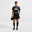 Nike   Sportswear Trend Football Crop Top bleu 100168 5