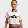 Nike   Sportswear Trend Football Crop Top beige 100165 1
