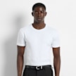 Burocs Slim Rib T-Shirt bianco 100205 1