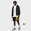 Nike   LA Lakers MNK Therma-FIT Standard Issue Icon Short nero 100285 4