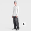 Nike   CHI MNK TF SI Fleece Open Hem Washed Pant grau 100292 4