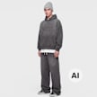 Nike   LAL MNK TF SI FLC WSH HDY dark charcoal grau 100295 4