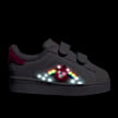 adidas Originals Superstar LED Lights Crianças Pequena branco 100470 9