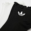 adidas Originals 2 PACK - Ruffle Quarter Socks noir 100541 2
