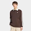 adidas Originals 3-Stripes Rugby Longsleeve Polo smeđa 100615 1