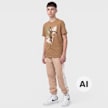 Jordan JDB MJ Retro Hangtime Short Sleeve Tee castanho 100798 4