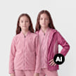 Jordan 3 IN 1 Systems Jacket rosa 100805 1