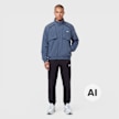 Under Armour Unstoppable Woven Halfzip Solid plava 100757 4